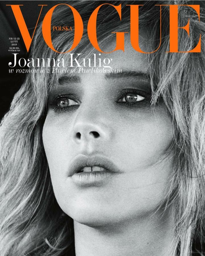 VOGUE POLAND magazine side cover  February 2019