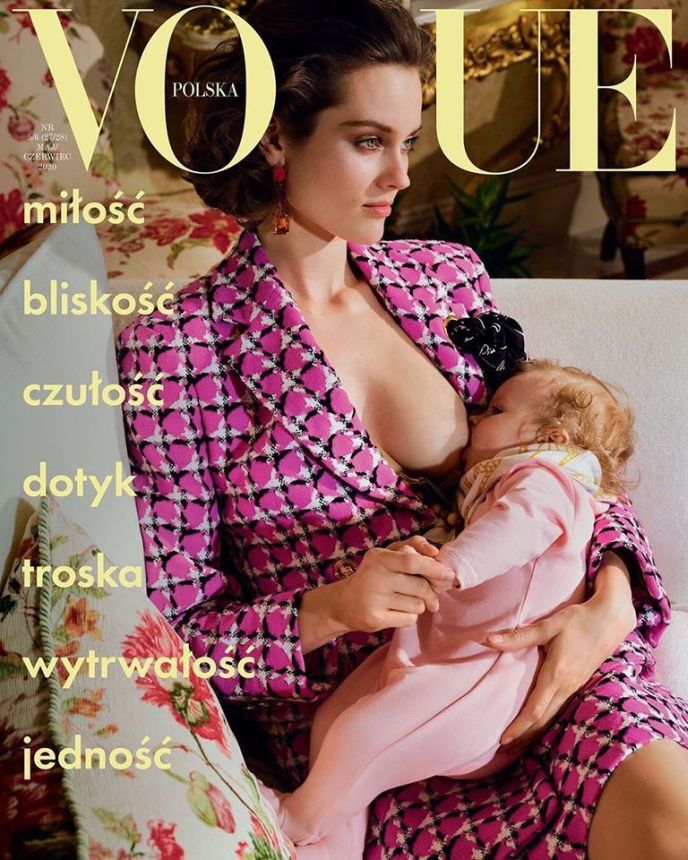 VOGUE POLAND magazine side cover  May/June 2020