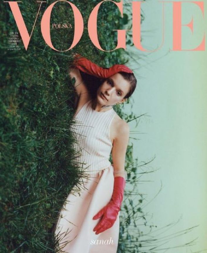 VOGUE POLAND magazine side cover  July/August 2024