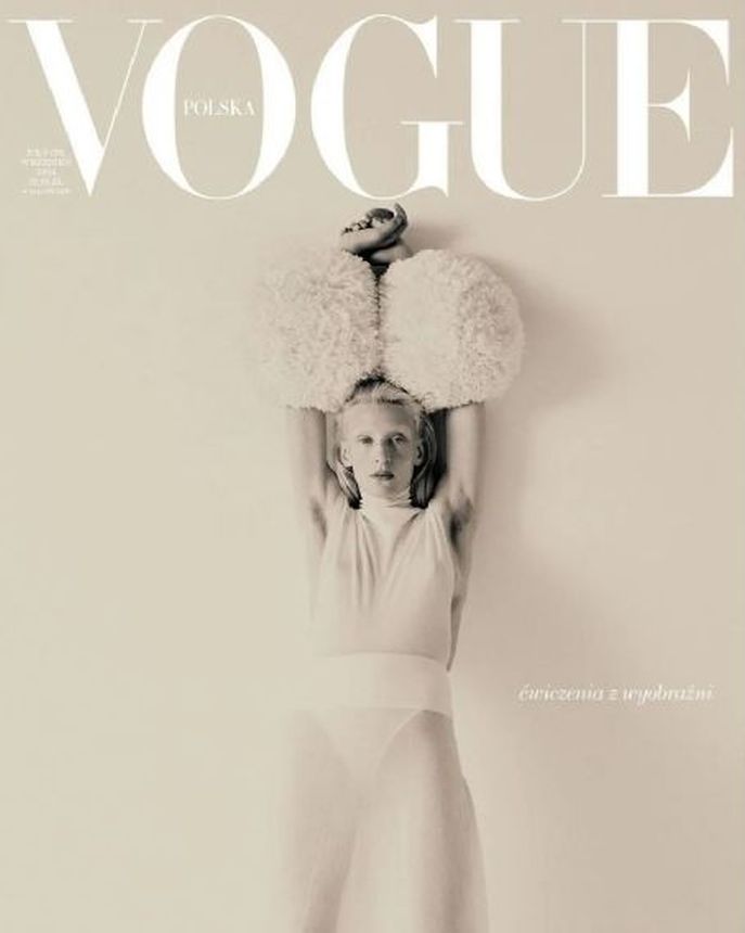 VOGUE POLAND magazine side cover  September 2024