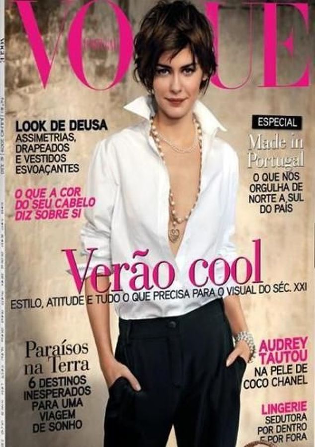 VOGUE PORTUGAL magazine side cover  July 2009