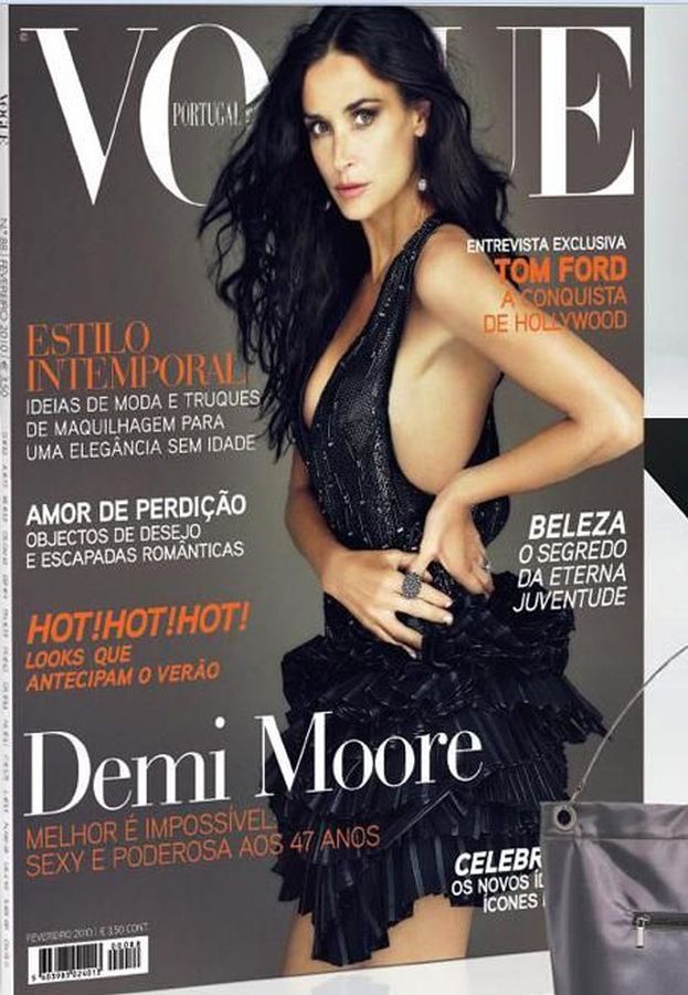 VOGUE PORTUGAL magazine side cover  February 2010