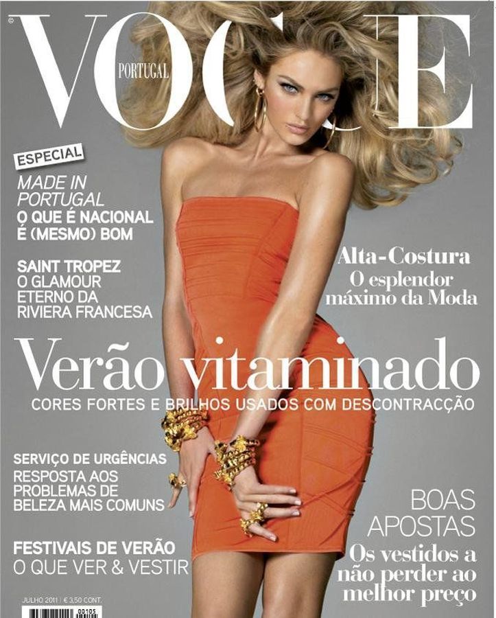 VOGUE PORTUGAL magazine side cover  July 2011