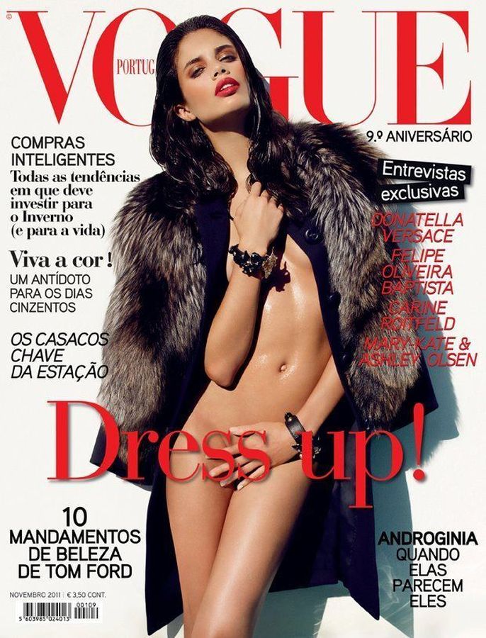 VOGUE PORTUGAL magazine side cover  November 2011