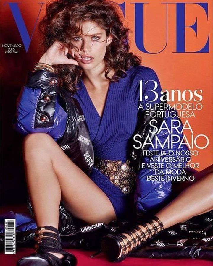 VOGUE PORTUGAL magazine side cover  November 2015