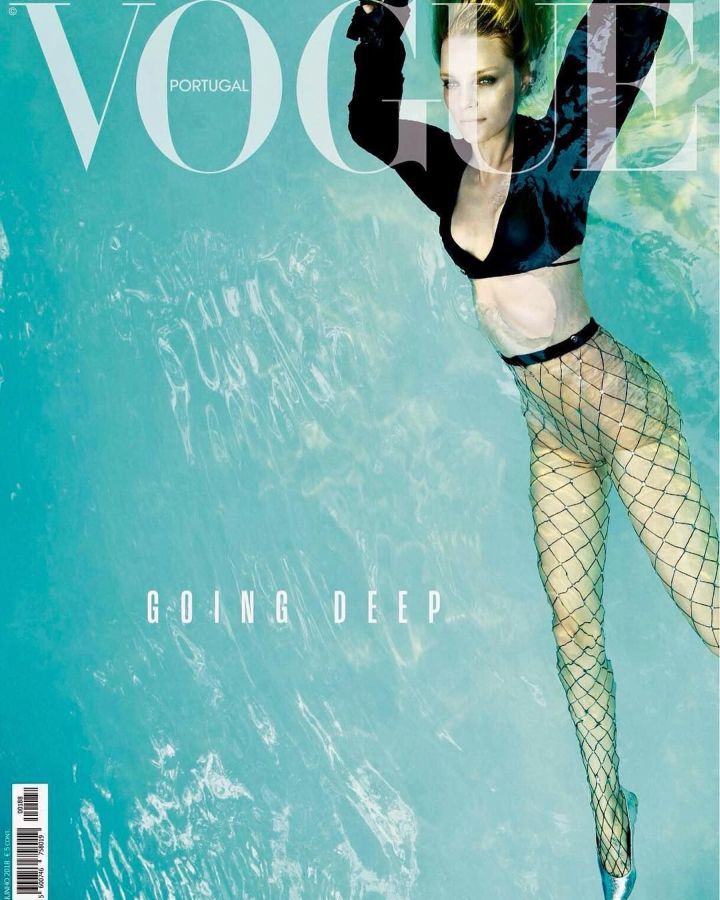 VOGUE PORTUGAL magazine side cover  June 2018