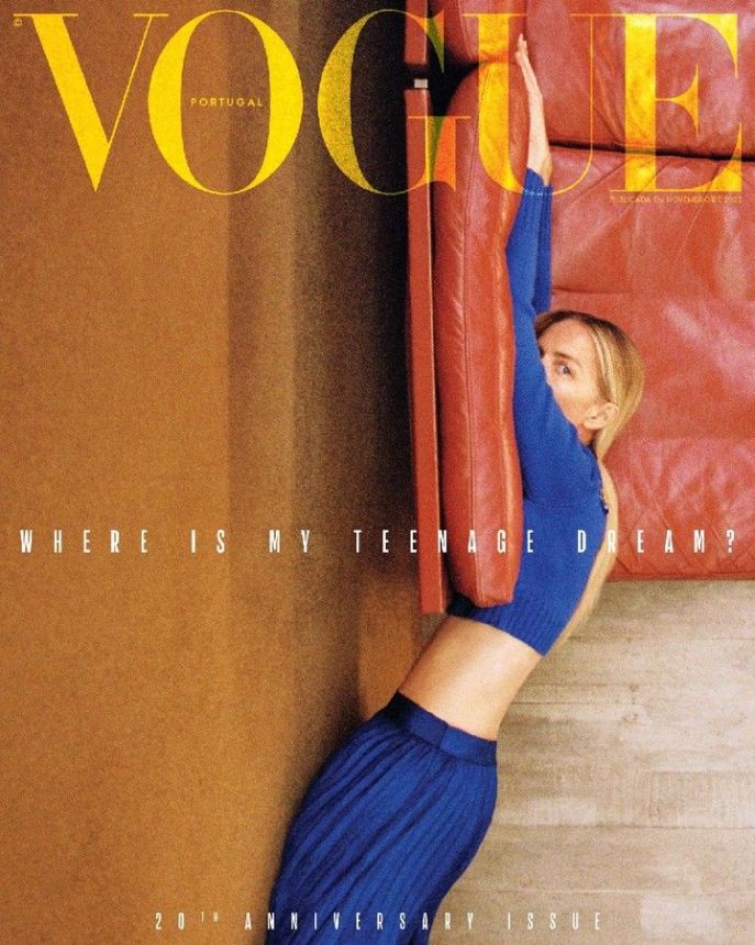 VOGUE PORTUGAL magazine side cover  November 2022