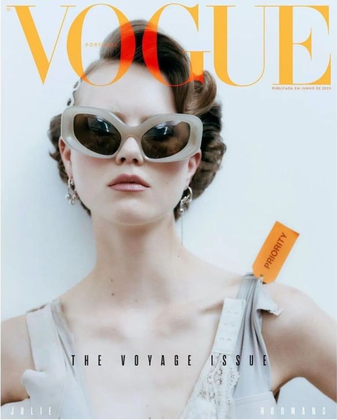 VOGUE PORTUGAL magazine side cover  June 2023