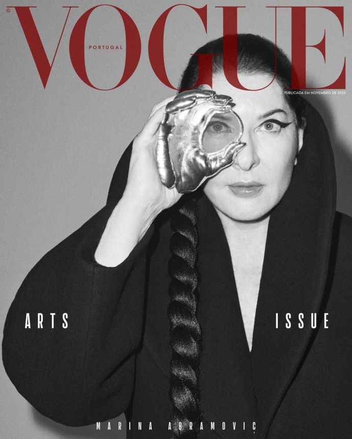VOGUE PORTUGAL magazine side cover  November 2023
