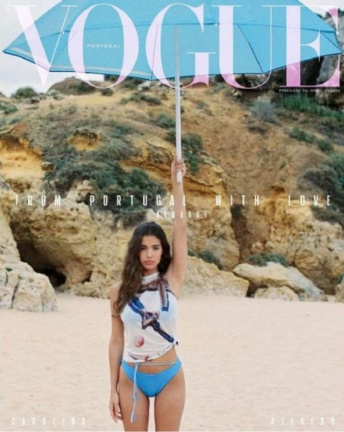 VOGUE PORTUGAL magazine side cover  June 2024