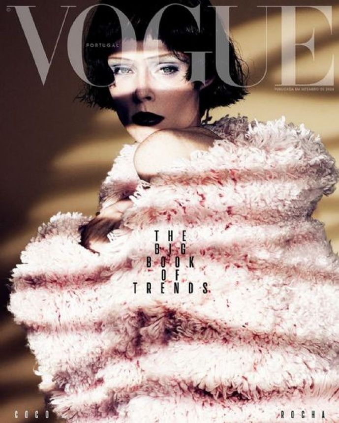 VOGUE PORTUGAL magazine side cover  September 2024
