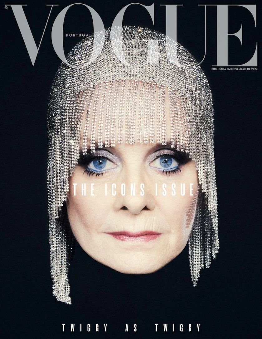 VOGUE PORTUGAL magazine side cover  November 2024