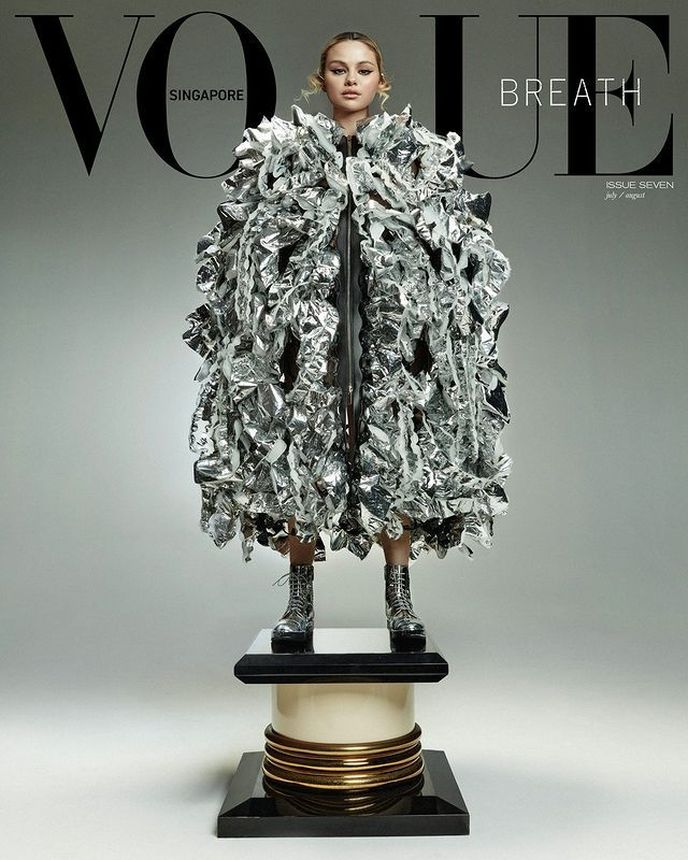 VOGUE SINGAPORE magazine side cover  July/August 2021