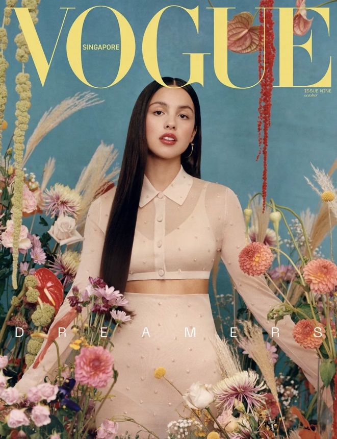 VOGUE SINGAPORE magazine side cover  October 2021
