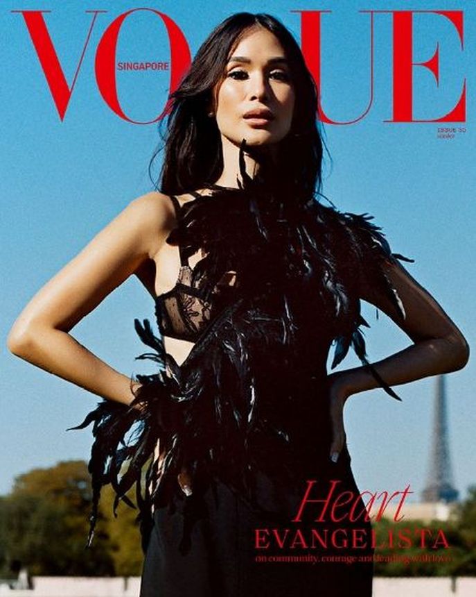 VOGUE SINGAPORE magazine side cover  October 2024