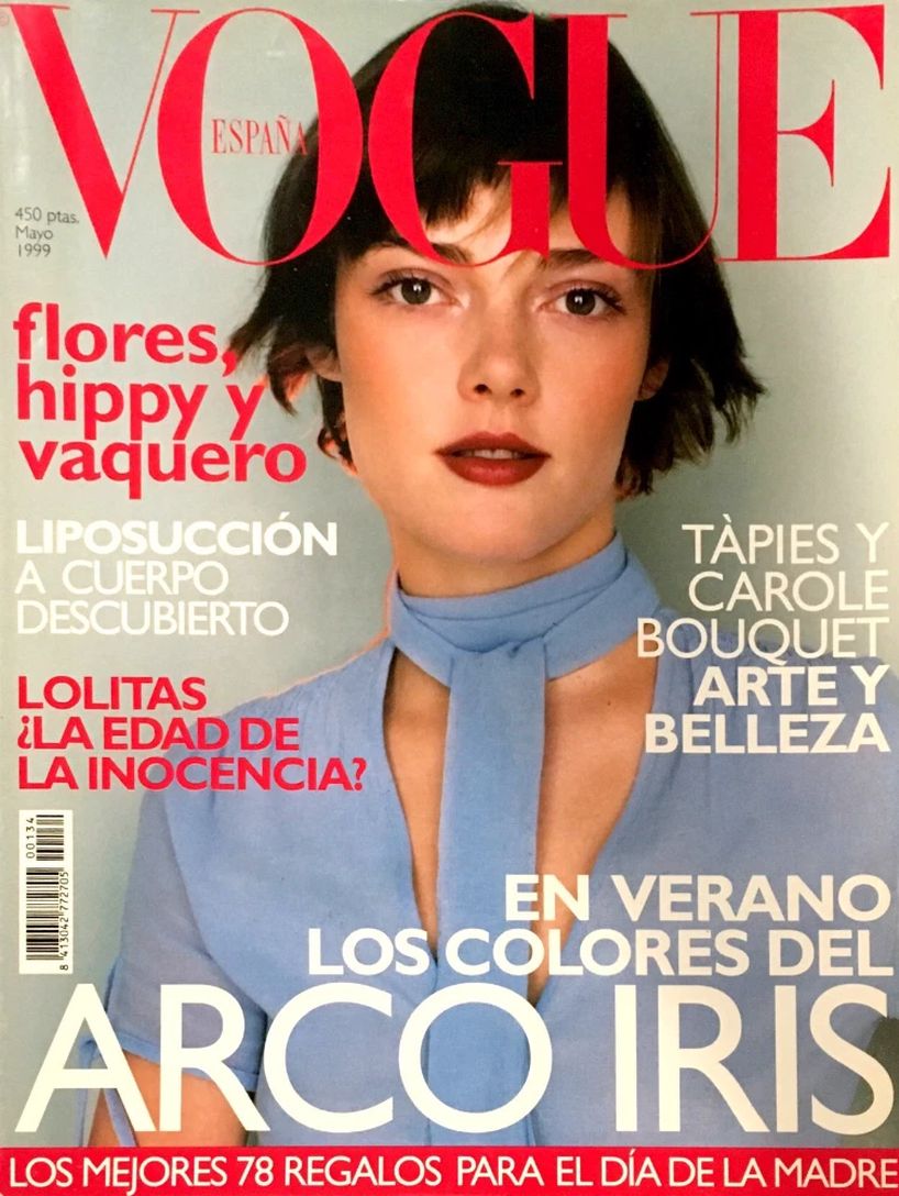 VOGUE SPAIN magazine side cover  May 1999