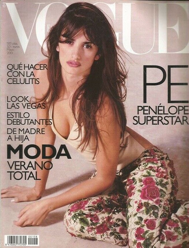 VOGUE SPAIN magazine side cover  May 2001