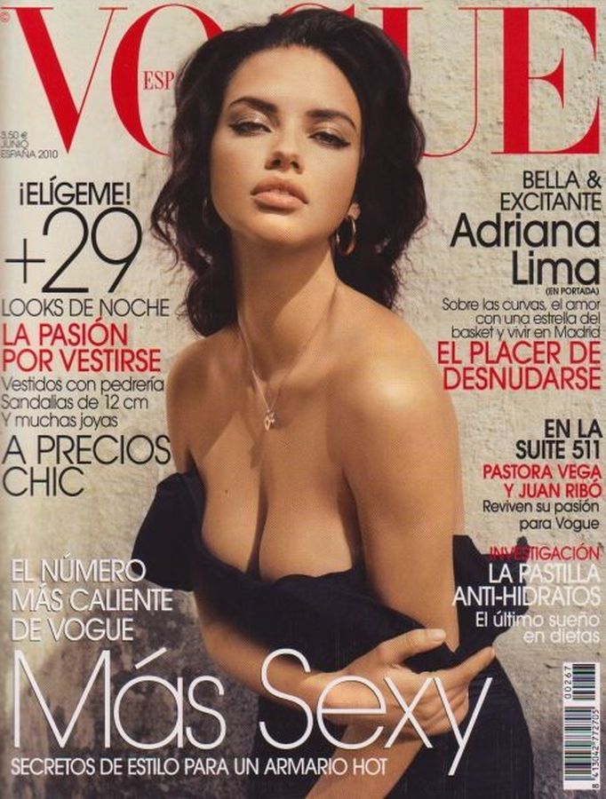 VOGUE SPAIN magazine side cover  June 2010