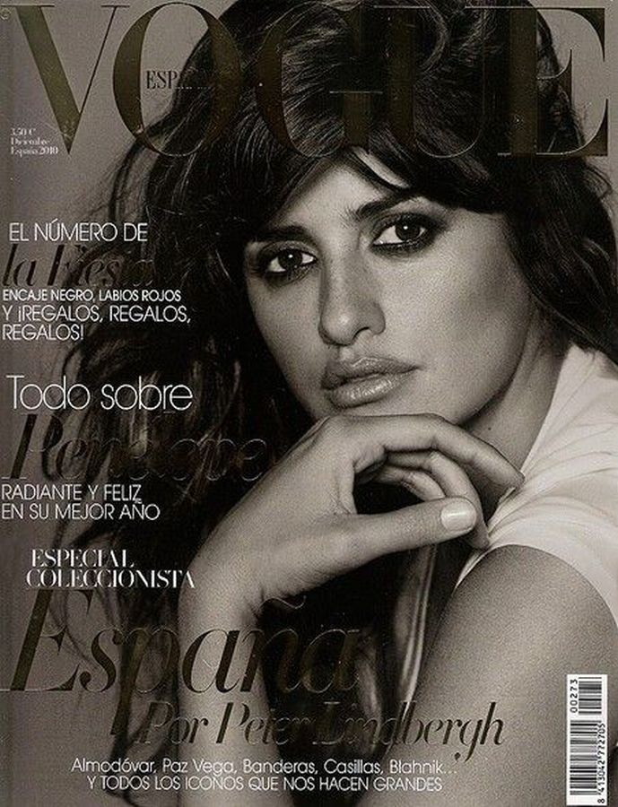 VOGUE SPAIN magazine side cover  December 2010