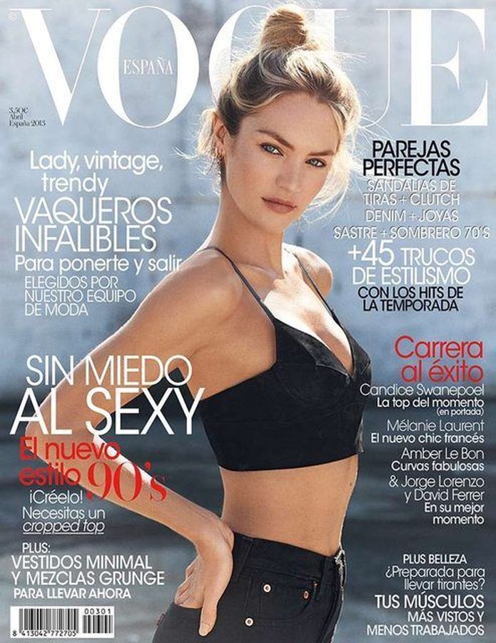 VOGUE SPAIN magazine side cover  April 2013