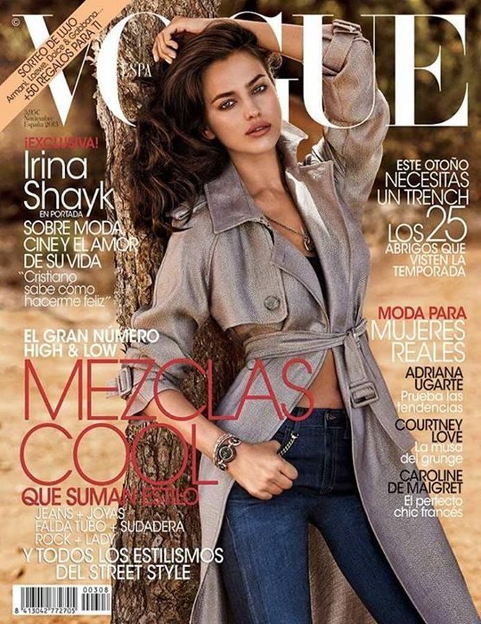 VOGUE SPAIN magazine side cover  November 2013