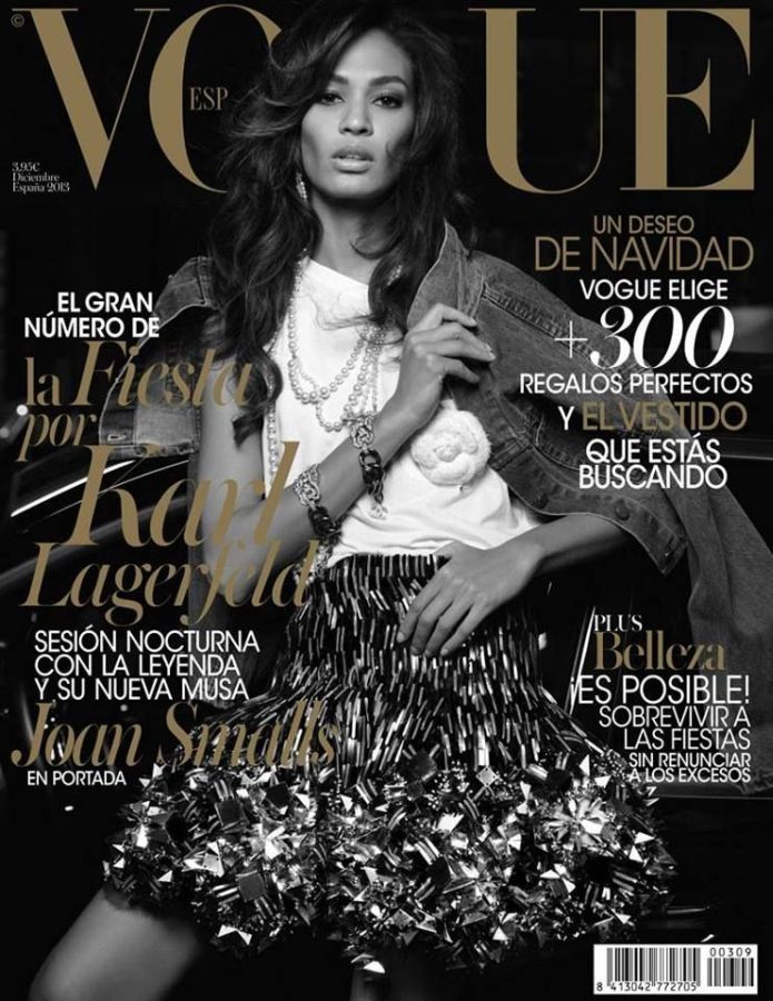 VOGUE SPAIN magazine side cover  December 2013