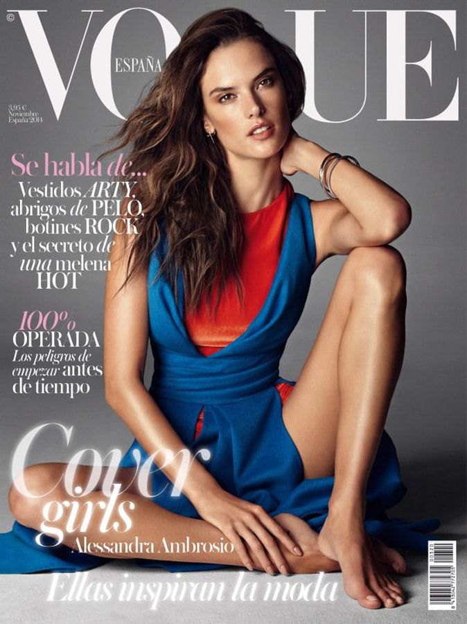 VOGUE SPAIN magazine side cover  November 2014