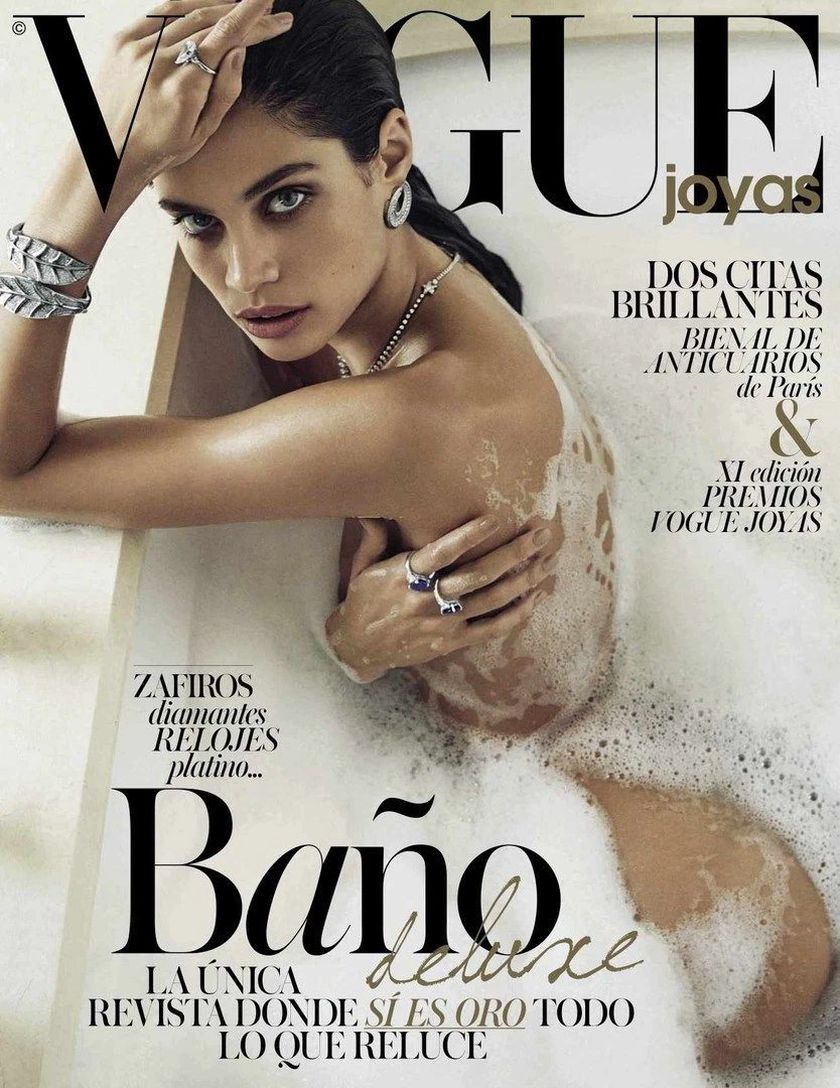 VOGUE SPAIN magazine side cover  December 2014