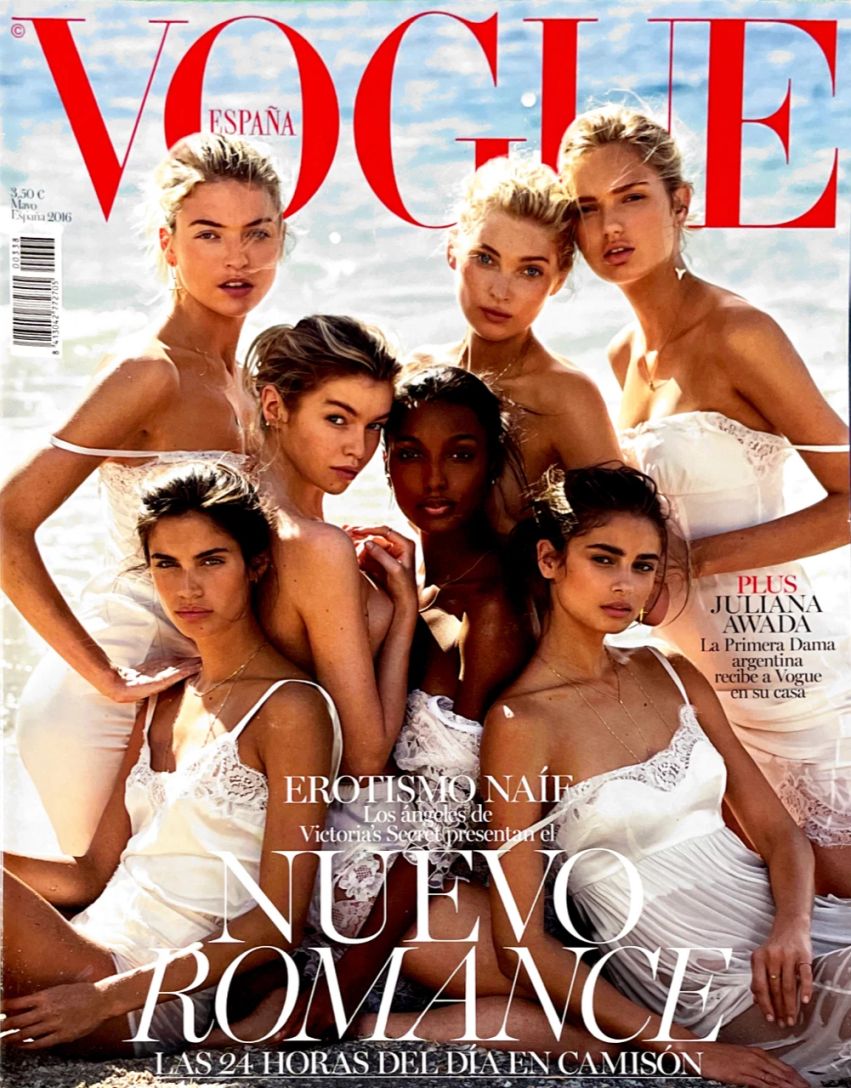 VOGUE SPAIN magazine side cover  May 2016