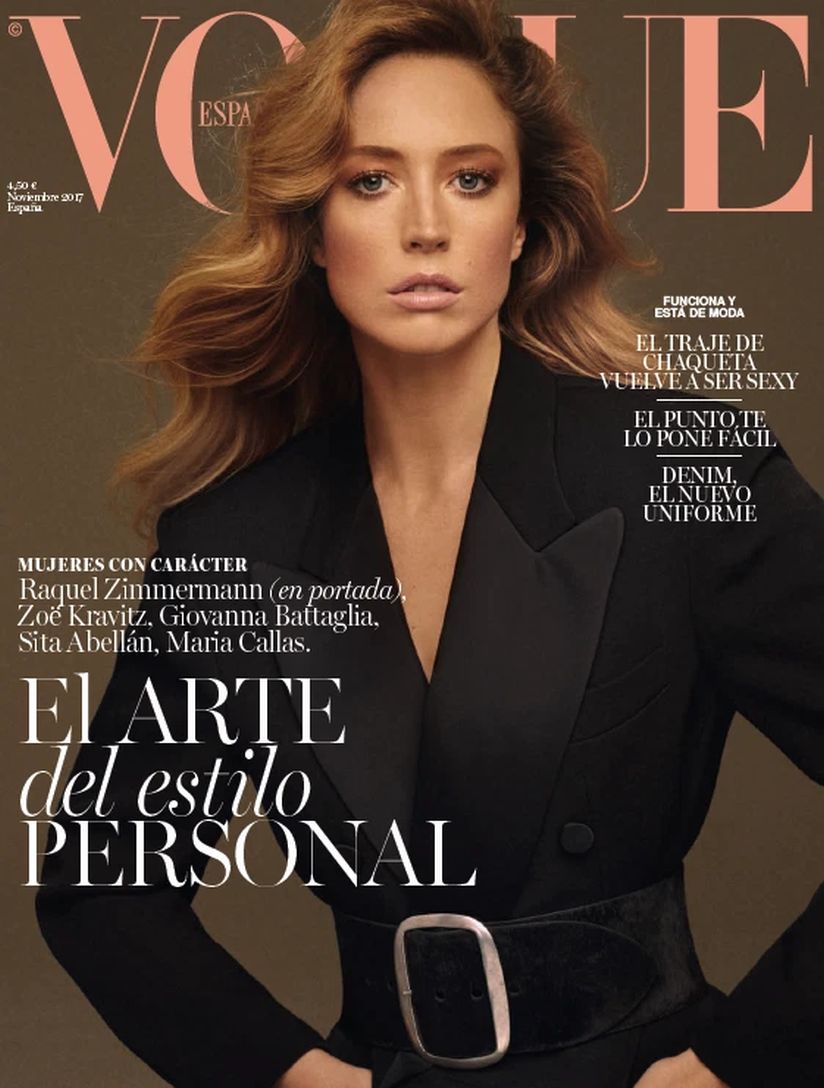 VOGUE SPAIN magazine side cover  November 2017