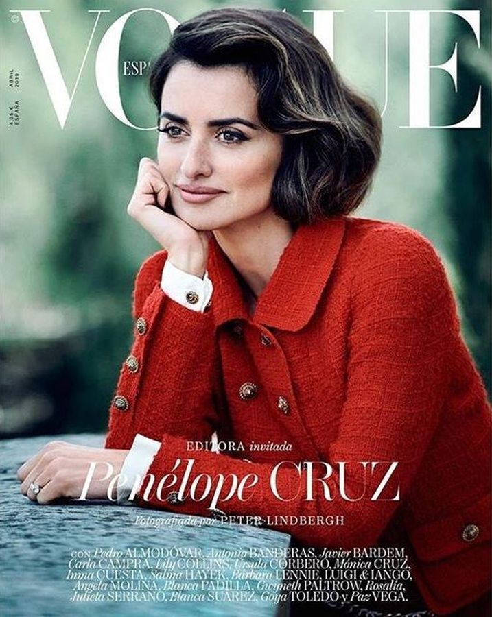 VOGUE SPAIN magazine side cover  April 2019