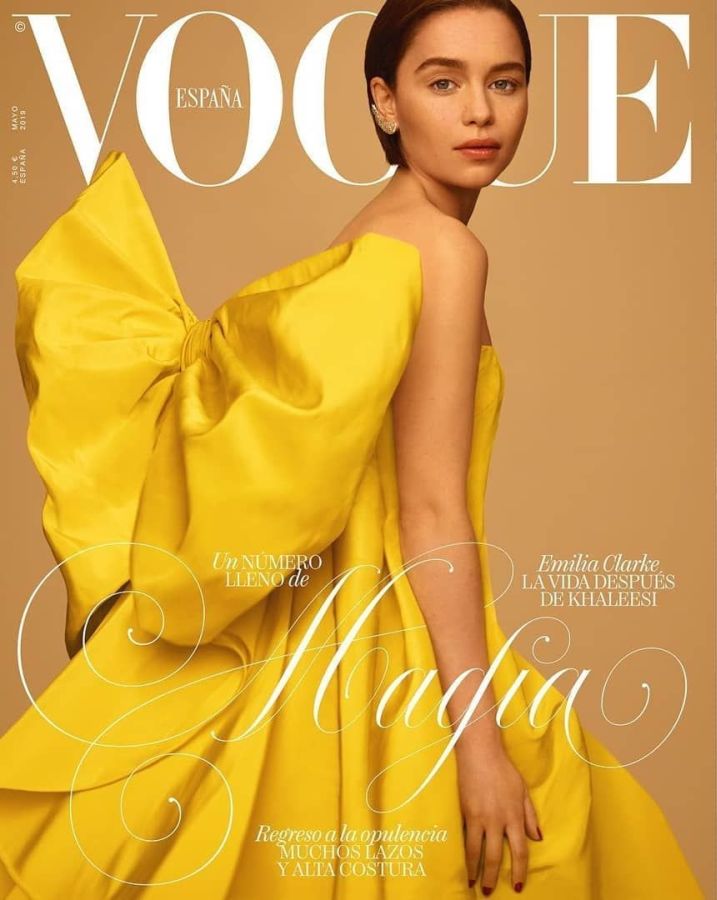 VOGUE SPAIN magazine side cover  May 2019