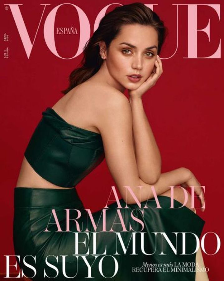 VOGUE SPAIN magazine side cover  April 2020