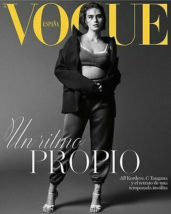 VOGUE SPAIN magazine side cover  February 2021