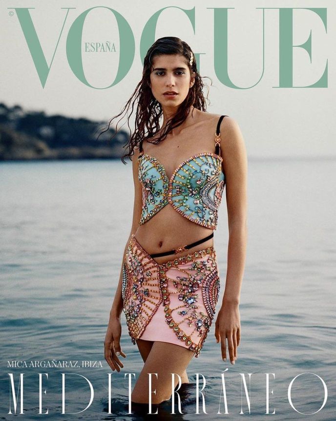 VOGUE SPAIN magazine side cover  June 2022