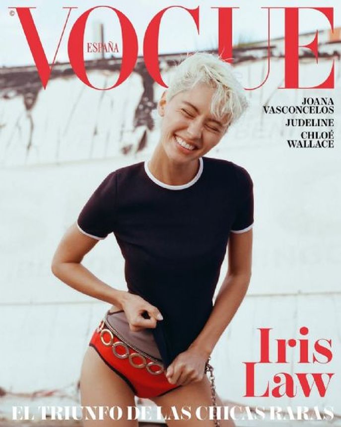 VOGUE SPAIN magazine side cover  February 2025
