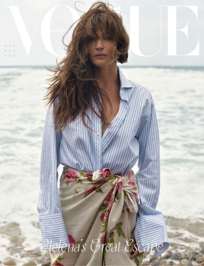 VOGUE SWEDEN magazine side cover  October/November 2021