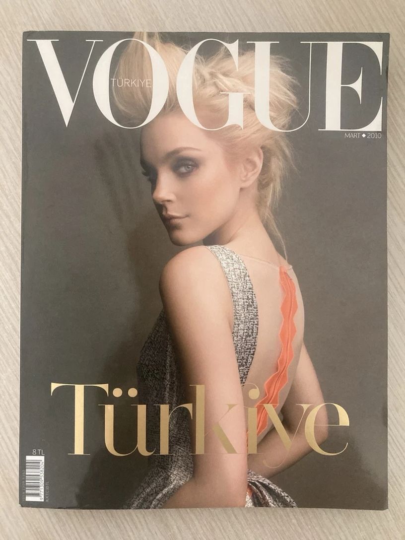 VOGUE TURKEY magazine side cover Issue 1  March 2010