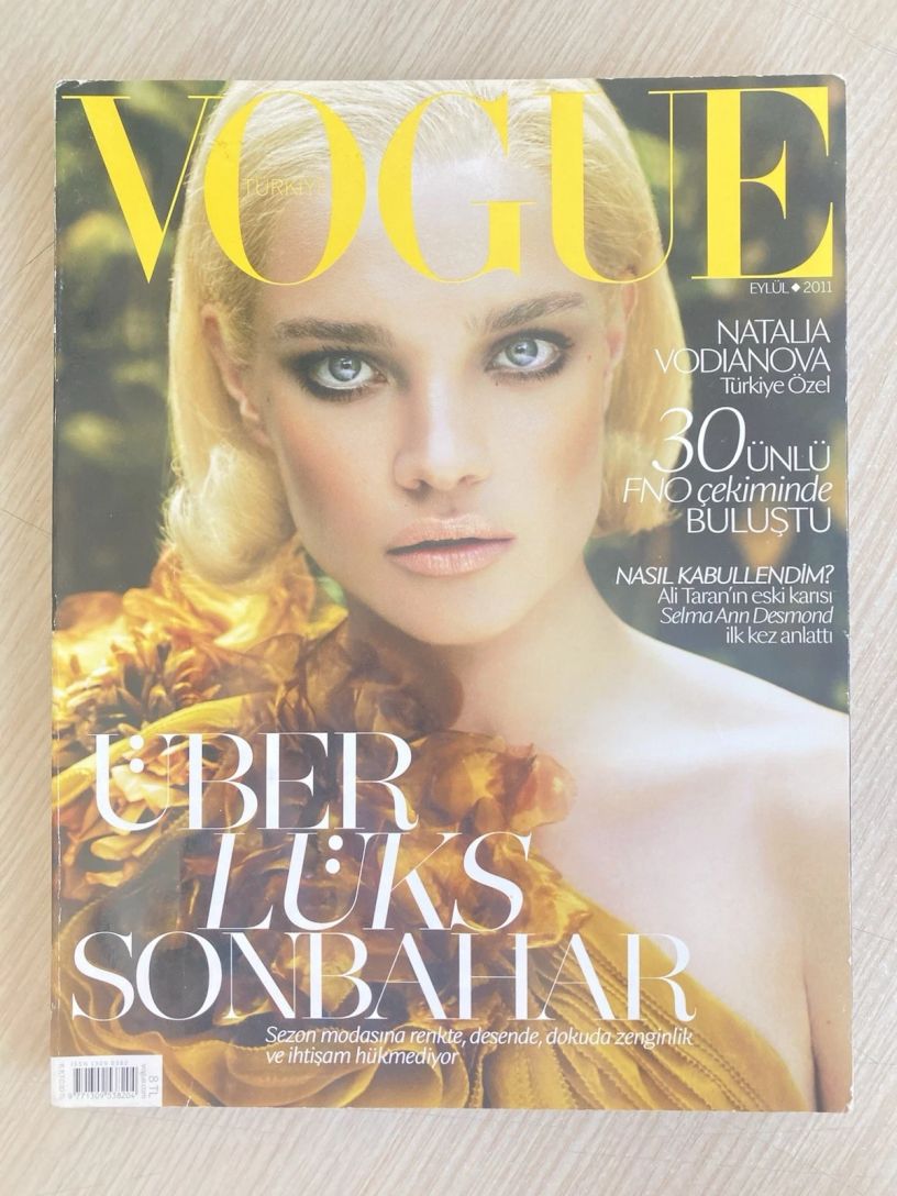 VOGUE TURKEY magazine side cover  September 2011