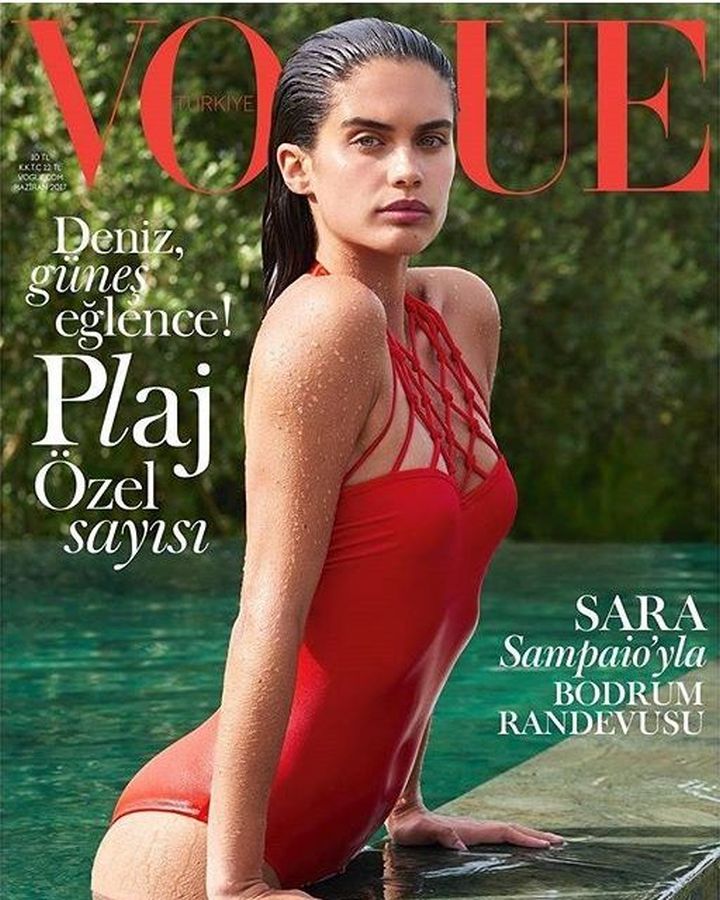 VOGUE TURKEY magazine side cover  June 2017