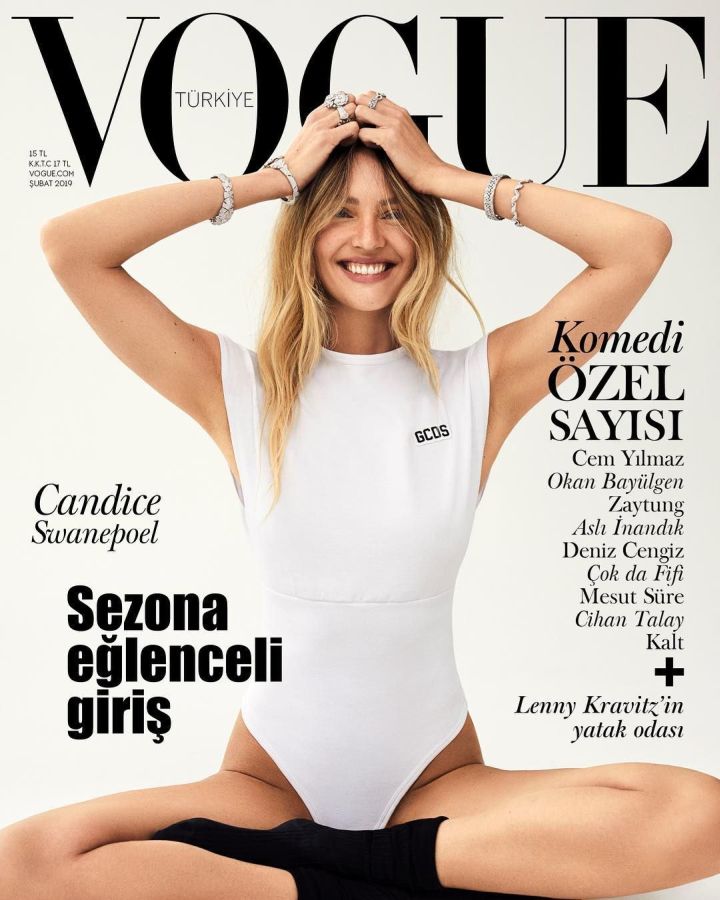 VOGUE TURKEY magazine side cover  February 2019