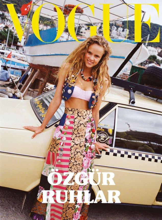 VOGUE TURKEY magazine side cover  May 2021