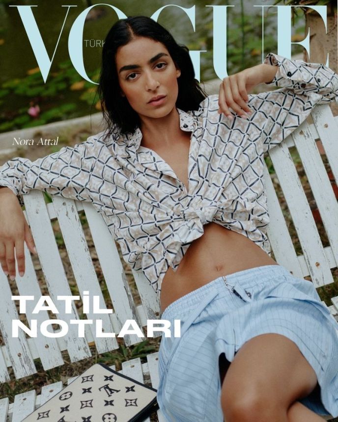 VOGUE TURKEY magazine side cover  July/August 2023