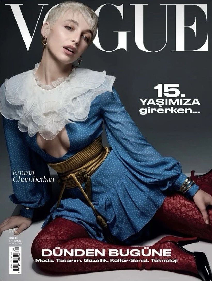 VOGUE TURKEY magazine side cover  May 2025