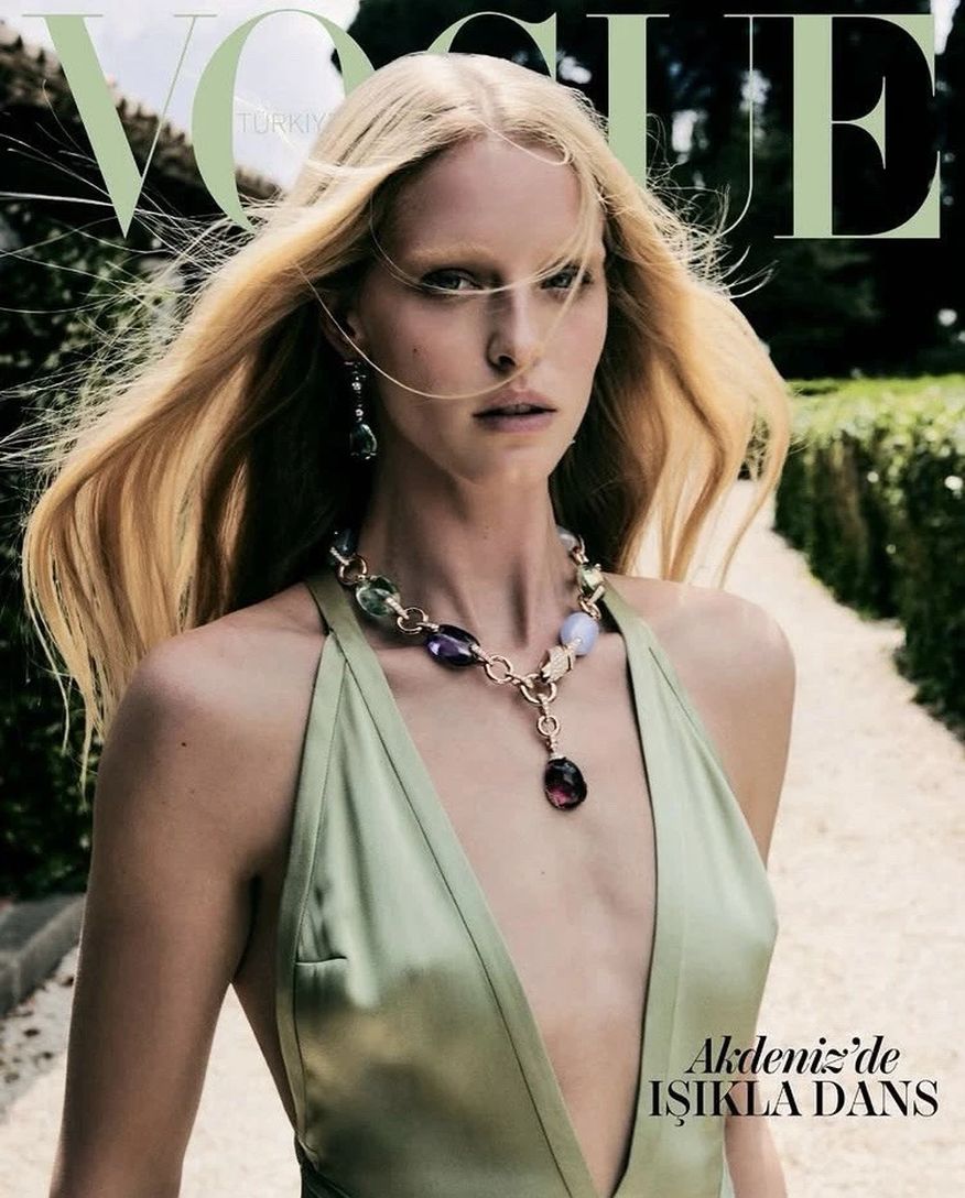 VOGUE TURKEY magazine side cover  June 2025