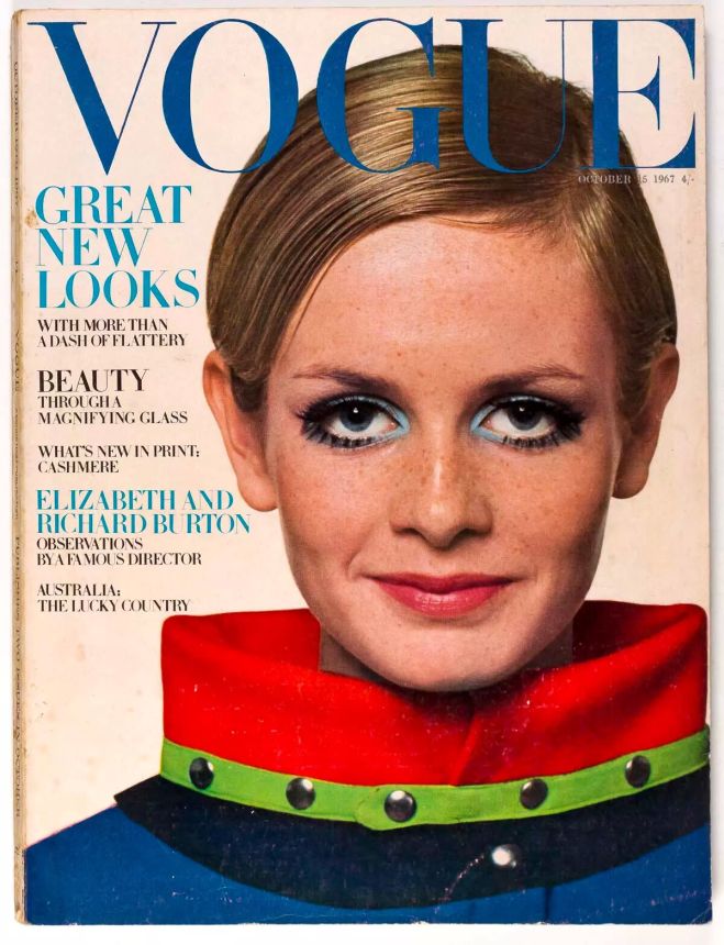 VOGUE AUSTRALIA magazine side cover  October 1967