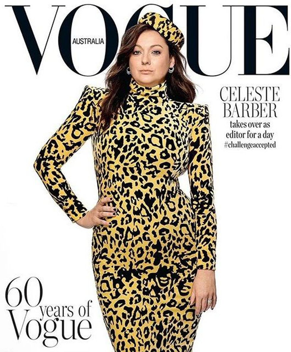 VOGUE AUSTRALIA magazine side cover  December 2019