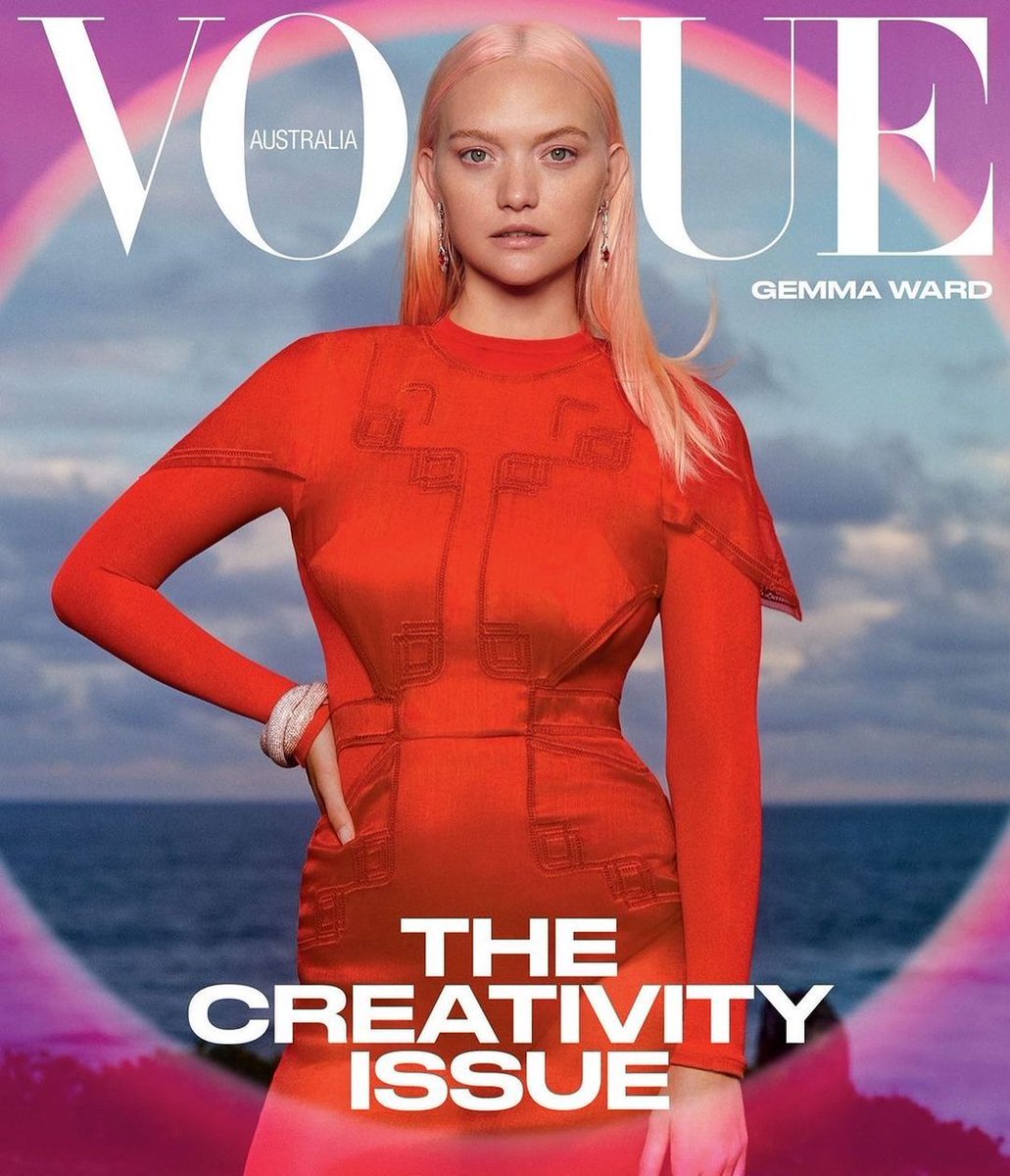 VOGUE AUSTRALIA magazine side cover  March 2021