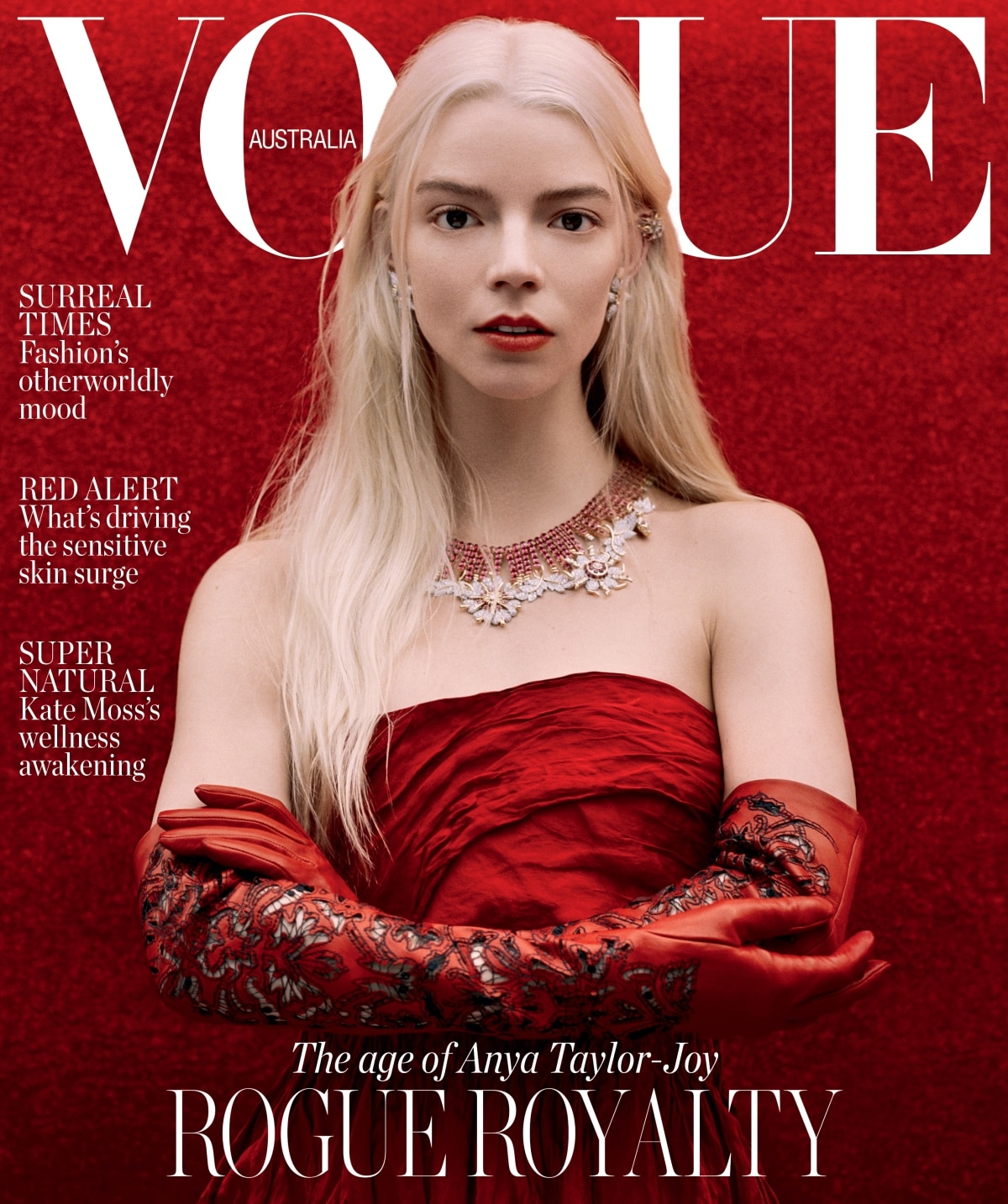 VOGUE AUSTRALIA magazine side cover  October 2022