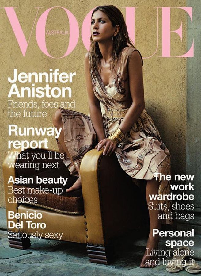 VOGUE AUSTRALIA magazine side cover  March 2004